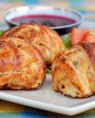 Куриные котлетки Клубочки