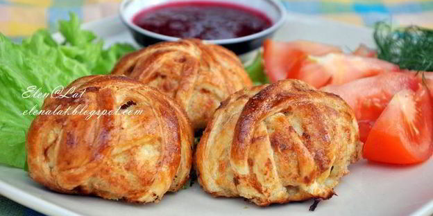 куриные котлетки клубочки