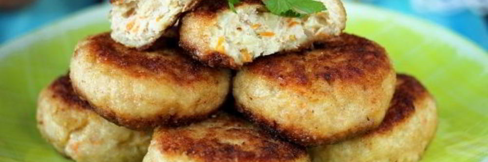 Куриные котлеты с овощами