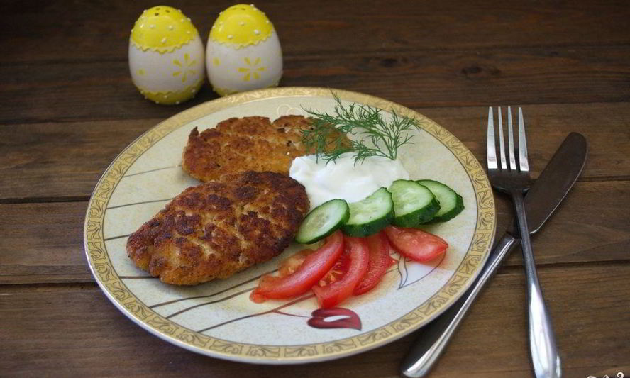 Рецепт куриных котлет со сметаной
