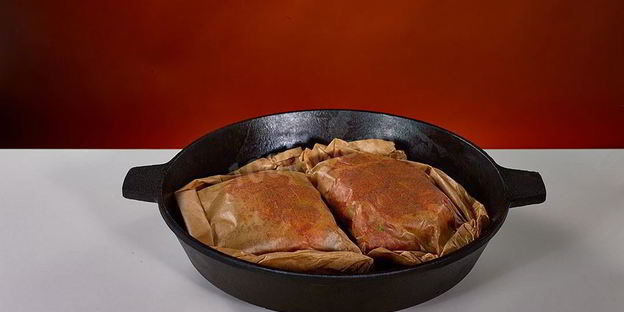 куриные котлеты тапака с зеленью