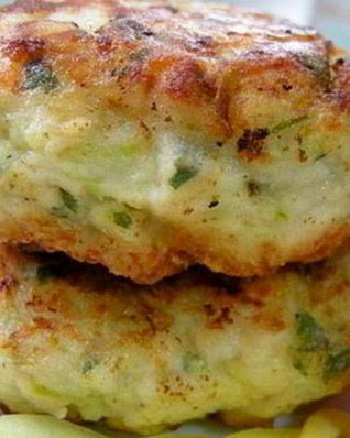 Мясные котлеты Сочные с кабачком