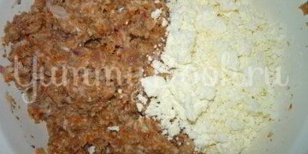 нежные мясные котлеты с творогом