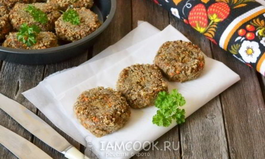 Рецепт постных гречаников