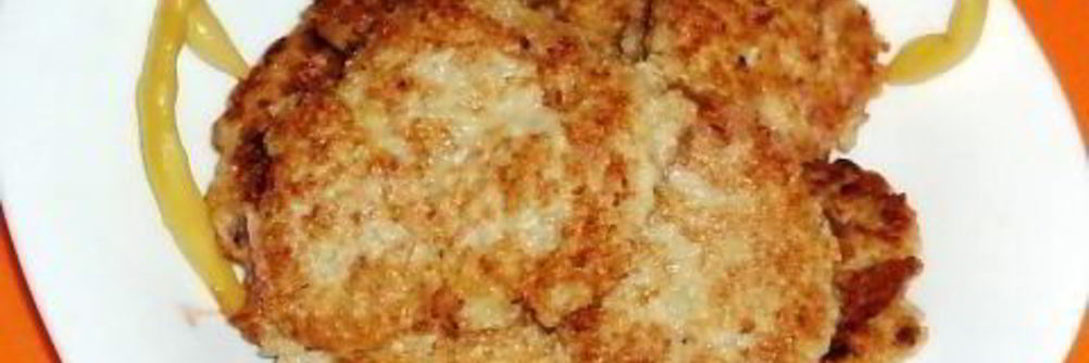 Постные котлеты из геркулеса