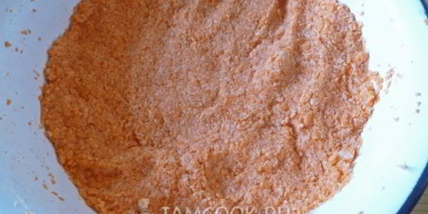 постные морковные котлеты с манкой