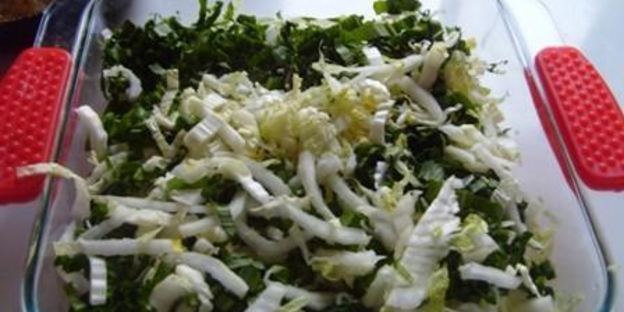 рубленые котлеты с овощным гарниром