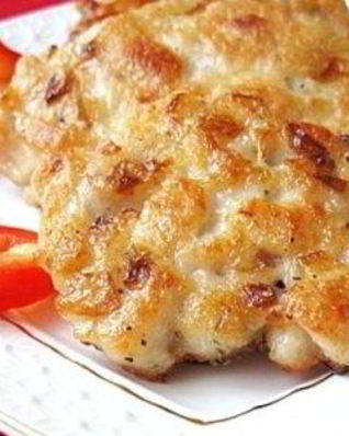 Рубленые куриные котлеты с сыром