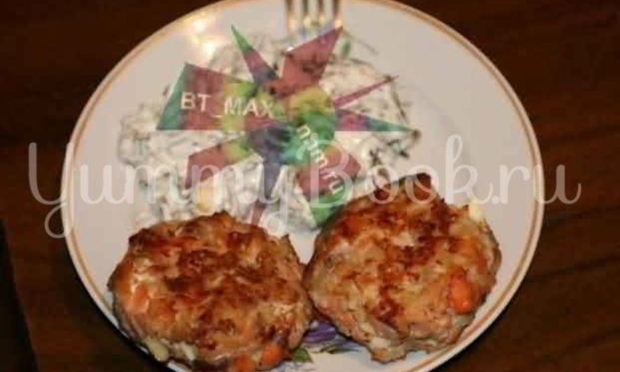 Рецепт рыбно-овощных котлеты