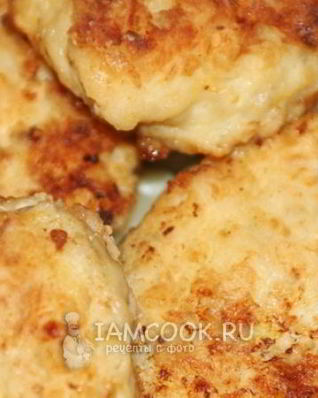 Рыбные котлеты из трески