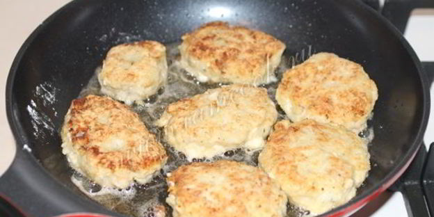 рыбные котлеты из трески