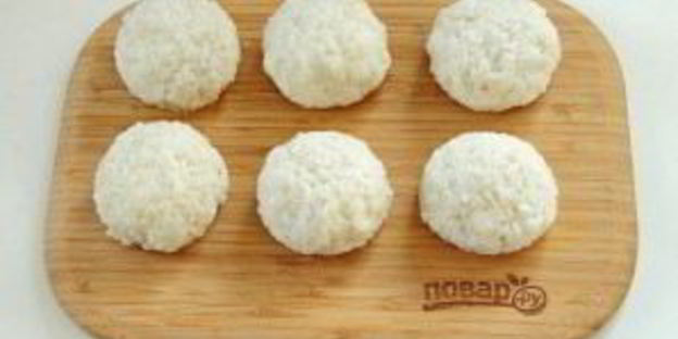 рыбные котлеты в рисовом кляре