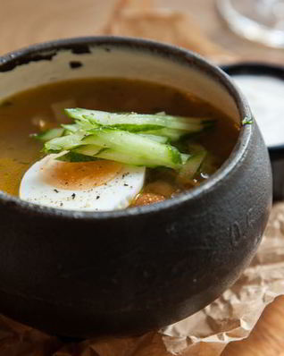 Куриная лапша с опятами