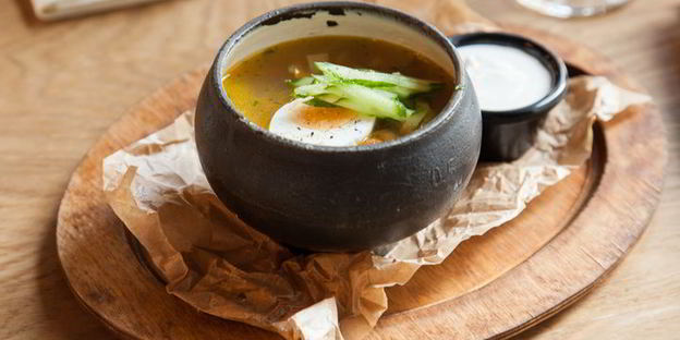 куриная лапша с опятами