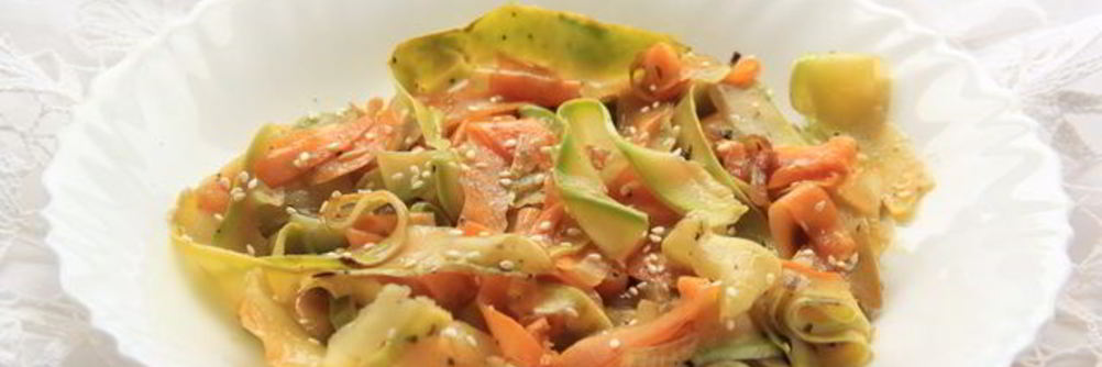 Лапша из кабачков