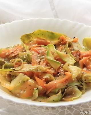 Лапша из кабачков