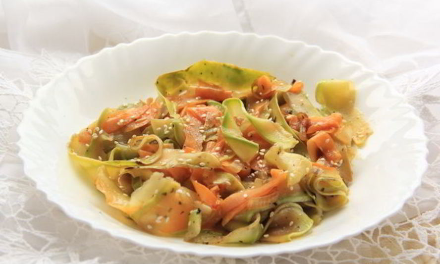 Рецепт лапши из кабачков