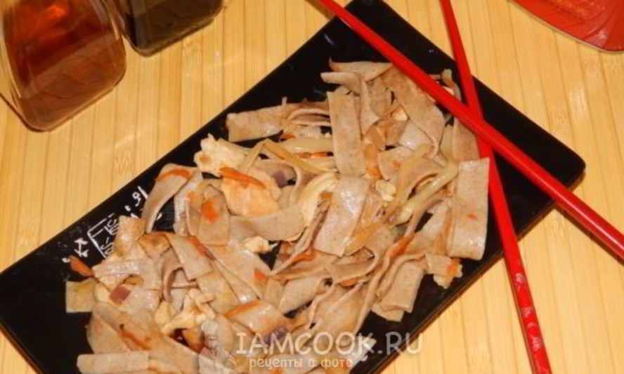Рецепт лапши по-китайски