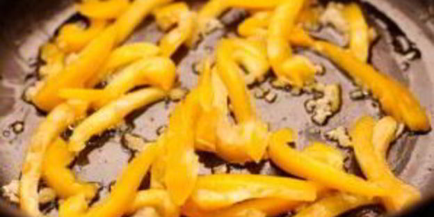 лапша с креветками