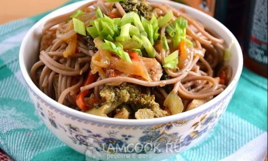 Рецепт лапши вок с курицей