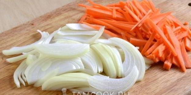 лапша вок с курицей