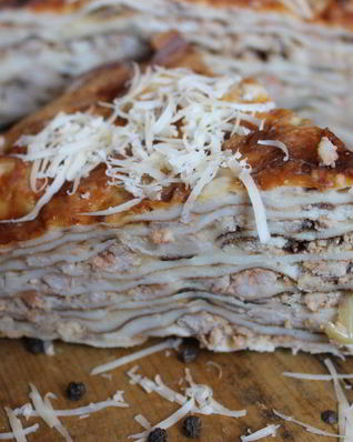 Блинная лазанья