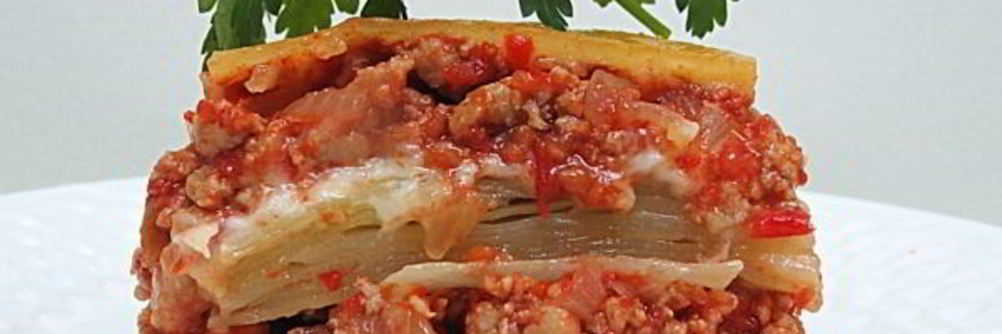 Капустная лазанья с фаршем