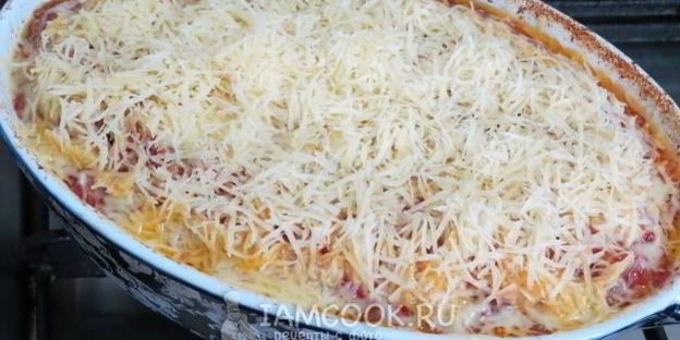 капустная лазанья с фаршем