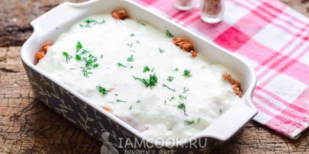 картофельная лазанья с фаршем