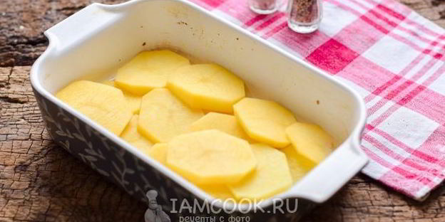 картофельная лазанья с фаршем
