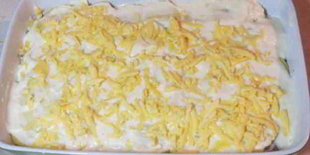 картофельная лазанья с грибами