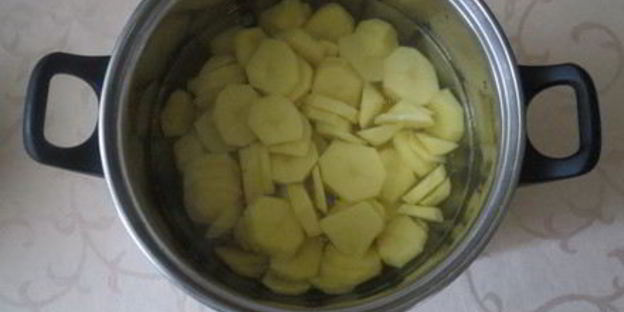 картофельная лазанья с грибами