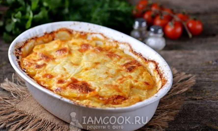Рецепт картофельной лазанья