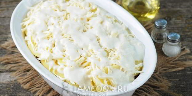 картофельная лазанья