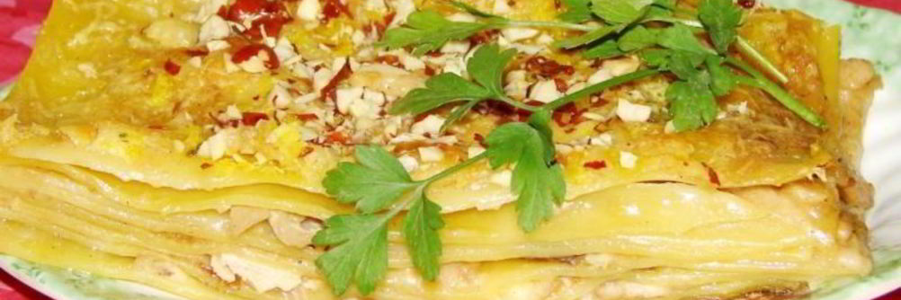 Куриная лазанья с курицей
