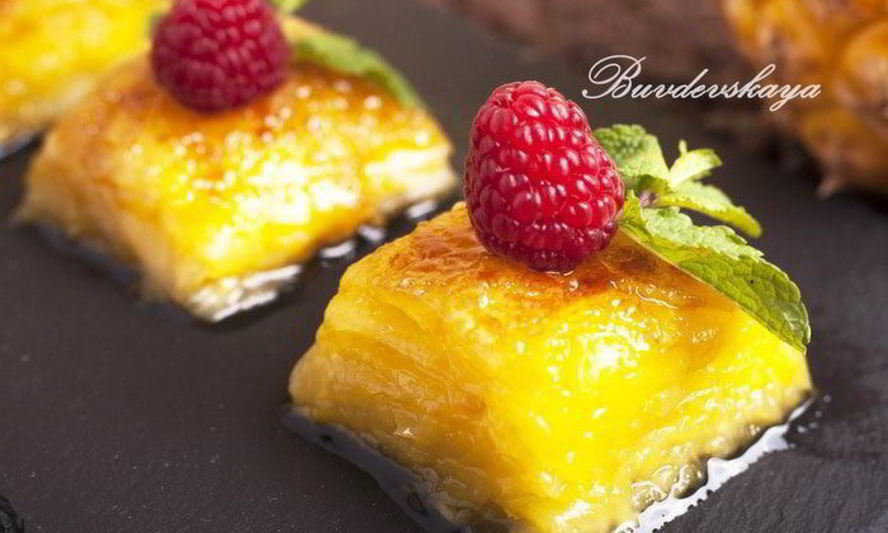 Рецепт лазаний из ананаса с имбирем