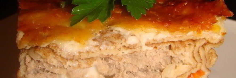 Лазанья из блинов