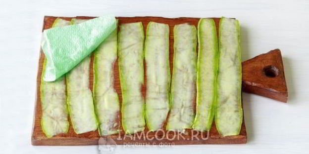 лазанья из кабачков с фаршем