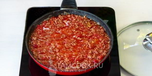 лазанья из кабачков с фаршем