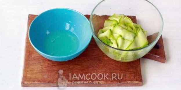 лазанья из кабачков с фаршем