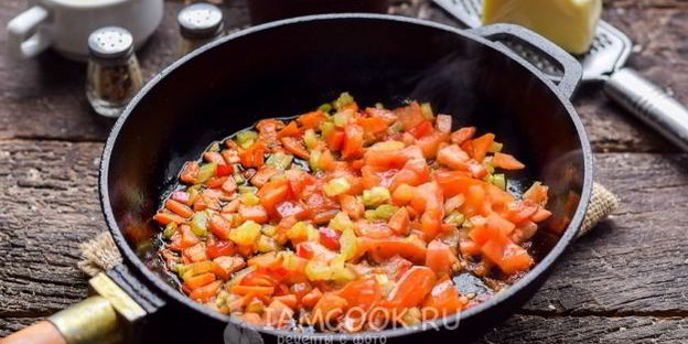 лазанья на сковороде