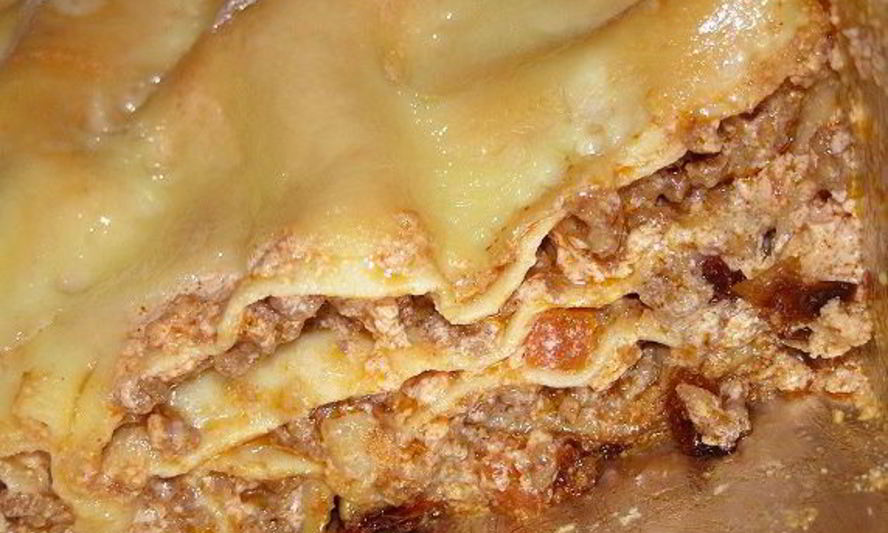 Рецепт лазаний под розовым соусом