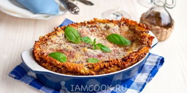 лазанья с баклажанами