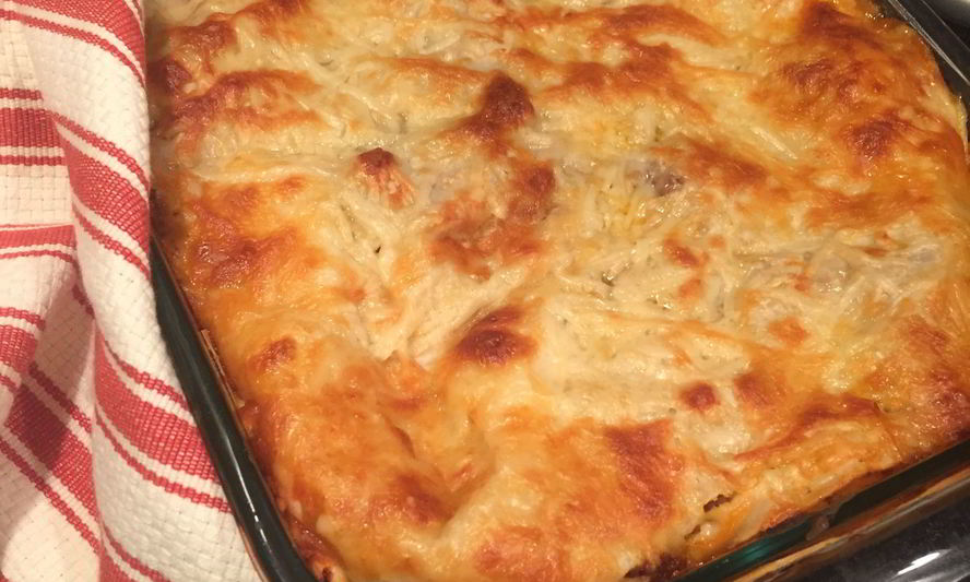 Рецепт лазаний с фаршем и белым соусом