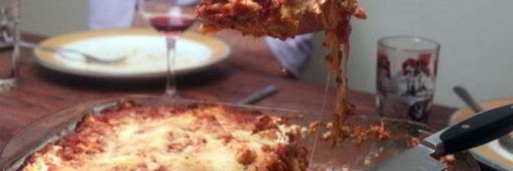 Лазанья с фаршем и моцареллой