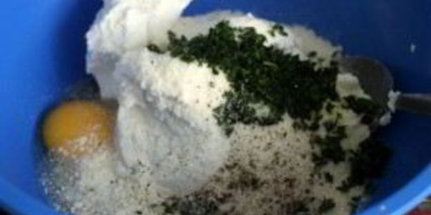 лазанья с фаршем и моцареллой