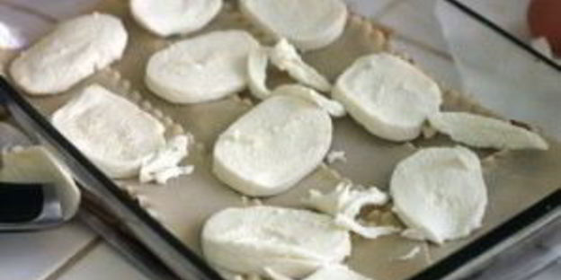 лазанья с фаршем и моцареллой