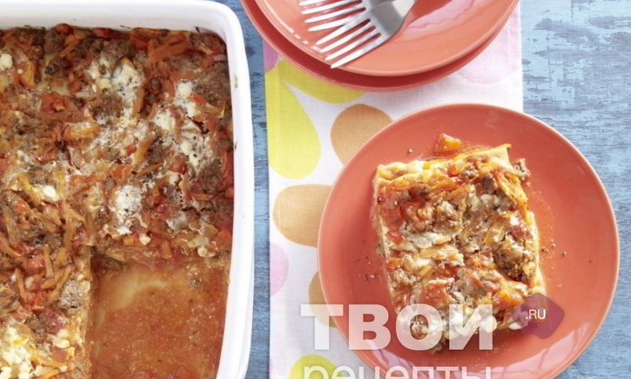 Рецепт лазаний с фаршем