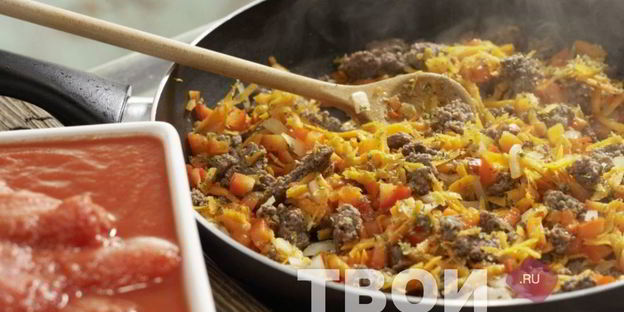 лазанья с фаршем