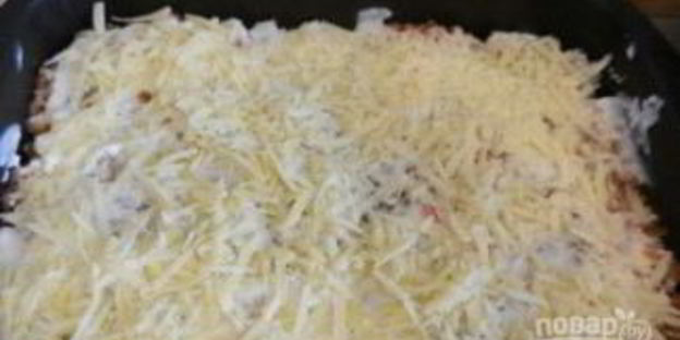 лазанья с говядиной и томатами